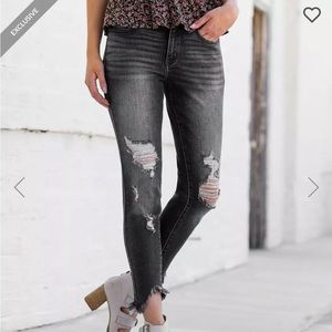 Kancan Signature Mid-Rise Ankle Skinny Jean